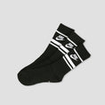 Load image into Gallery viewer, Nike Everyday Essential Stripe Crew Socks Black / White (3 Pack)