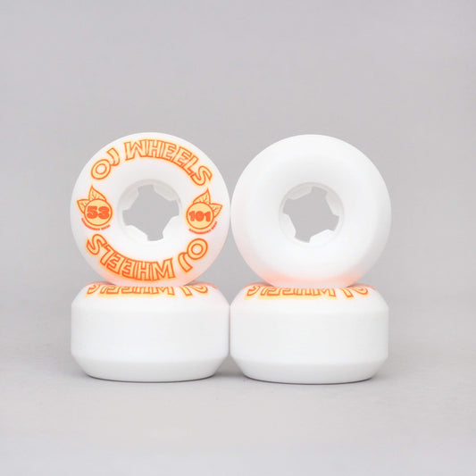 OJ 53mm 101A From Concentrate Hardline Wheels White / Orange