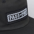 Load image into Gallery viewer, Passport Barbs 5 Panel Cap Black