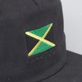 Load image into Gallery viewer, Passport Jamaica 5 Panel Cap Black
