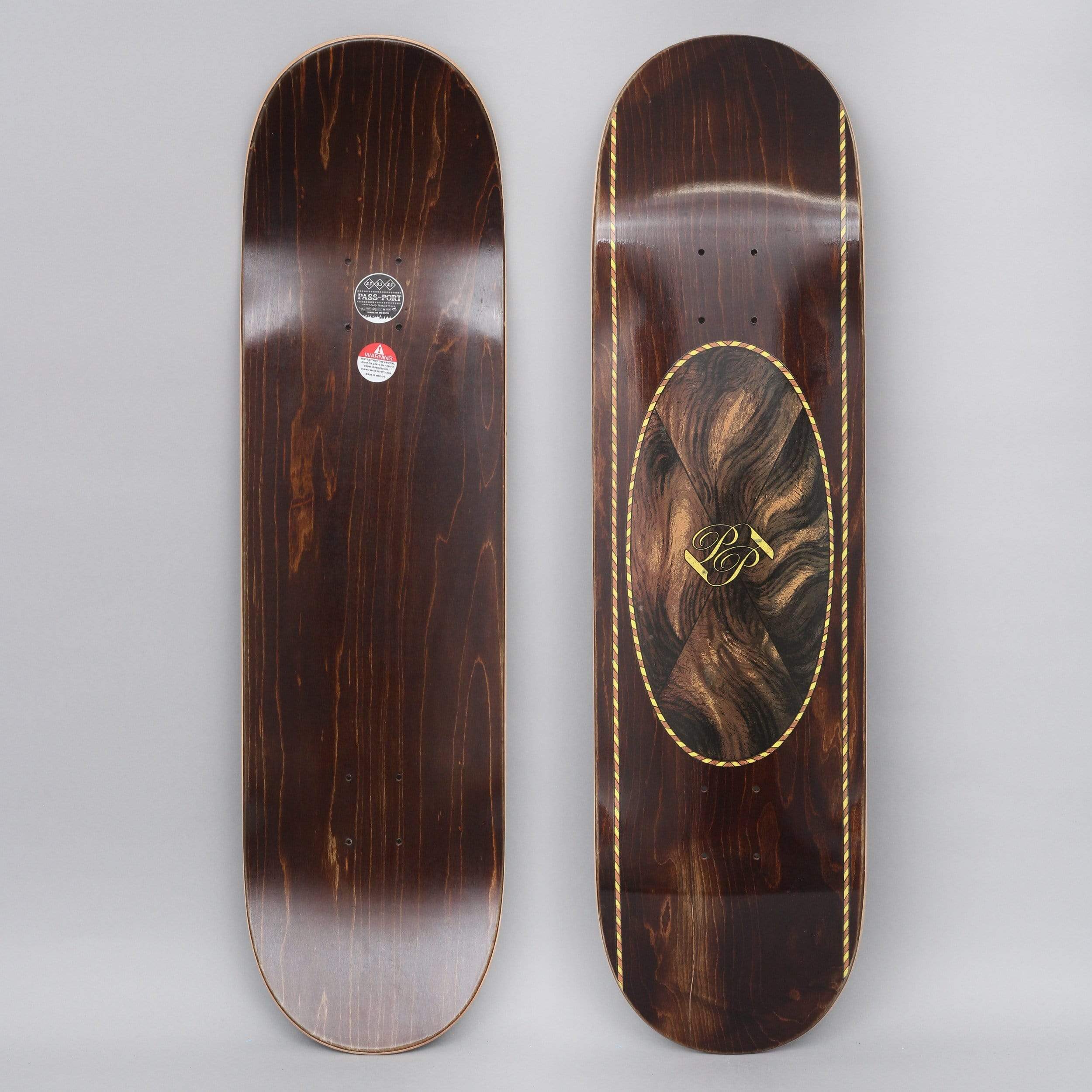 Pass~Port Poodle Candle Series Skateboard Deck Brown (8.38