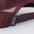 Load image into Gallery viewer, Patagonia P-6 Logo Lo Pro Trucker Cap White W / Dark Ruby