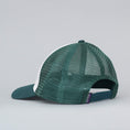 Load image into Gallery viewer, Patagonia P-6 Logo Lo Pro Trucker Cap White W / Piki Green