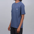 Load image into Gallery viewer, Patagonia Line Logo Ridge Pocket Responsibili T-Shirt Dolomite Blue
