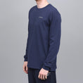 Load image into Gallery viewer, Patagonia Line Logo Ridge Responsibili Longsleeve T-Shirt Classic Navy