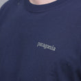 Load image into Gallery viewer, Patagonia Line Logo Ridge Responsibili Longsleeve T-Shirt Classic Navy