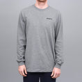Load image into Gallery viewer, Patagonia Line Logo Ridge Responsibili Longsleeve T-Shirt Gravel Heather