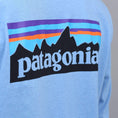 Load image into Gallery viewer, Patagonia P-6 Logo Responsibili Longsleeve T-Shirt Wilder Blue