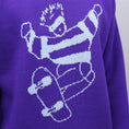 Load image into Gallery viewer, Polar Skate Dude Knit Sweater Purple