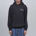 Load image into Gallery viewer, Polar Garden Fill Logo Hood Black
