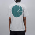 Load image into Gallery viewer, Polar Fill Logo T-Shirt Heather Grey / Dark Green