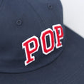 Load image into Gallery viewer, Pop Trading Arch 6 Panel Cap Navy