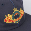 Load image into Gallery viewer, Pop Trading Royal O 6 Panel Cap Navy
