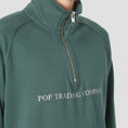 Load image into Gallery viewer, Pop Trading Sportswear Company Lightweight Half Zip Sports Green