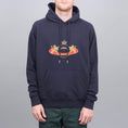 Load image into Gallery viewer, Pop Trading Royal O Hood Navy