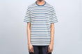 Load image into Gallery viewer, Pop Trading Blaine Stripe Pocket T-Shirt Dark Teal / Off White