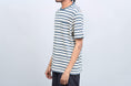 Load image into Gallery viewer, Pop Trading Blaine Stripe Pocket T-Shirt Dark Teal / Off White