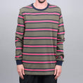 Load image into Gallery viewer, Pop Trading Harold Stripe Longsleeve T-Shirt Combat / Pink