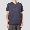 Load image into Gallery viewer, Pop Trading Lines T-Shirt Navy
