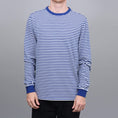 Load image into Gallery viewer, Pop Trading Pop Eye Striped Longsleeve T-Shirt Royal / White