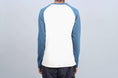 Load image into Gallery viewer, Pop Trading Uni Raglan Longsleeve T-Shirt Off White / Dark Teal
