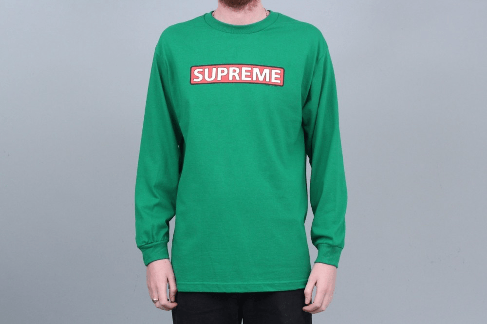 Powell Peralta Supreme Longsleeve T-Shirt Kelly Green – Slam City