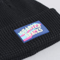 Load image into Gallery viewer, Quartersnacks Waffle Beanie Black