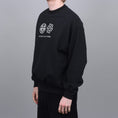 Load image into Gallery viewer, Paccbet Reflective Print Sweatshirt Crew Black