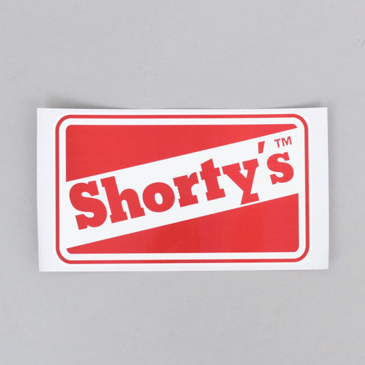 Shorty's OG Logo Large Sticker Red