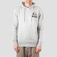Load image into Gallery viewer, Slam City Skates Classic Chest Logo Hood Heather Grey