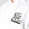 Load image into Gallery viewer, Slam City Skates Classic Chest Logo Hood White