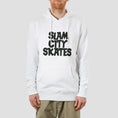 Load image into Gallery viewer, Slam City Skates Classic Logo Hood White