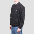 Load image into Gallery viewer, Slam City Skates Flamehead Harrington Jacket Black
