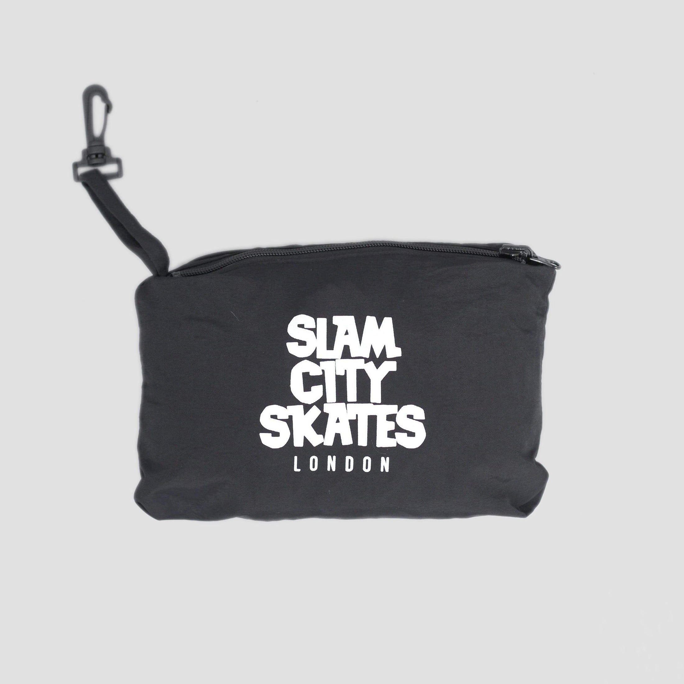 Slam City Skates Half Zip Shell Jacket Black