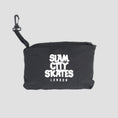 Load image into Gallery viewer, Slam City Skates Half Zip Shell Jacket Black
