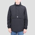 Load image into Gallery viewer, Slam City Skates Half Zip Shell Jacket Black