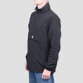 Load image into Gallery viewer, Slam City Skates Half Zip Shell Jacket Black