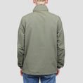 Load image into Gallery viewer, Slam City Skates Half Zip Shell Jacket Olive