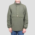 Load image into Gallery viewer, Slam City Skates Half Zip Shell Jacket Olive