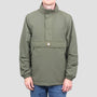 Slam City Skates Half Zip Shell Jacket Olive