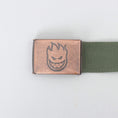 Load image into Gallery viewer, Spitfire Bighead Web Belt Brass / Dark Army