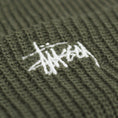 Load image into Gallery viewer, Stussy Basic Cuff Beanie Olive