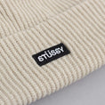 Load image into Gallery viewer, Stussy Small Patch Watch Cap Beanie Off White