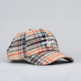 Load image into Gallery viewer, Stussy Big Logo Plaid Low Pro Cap Camel