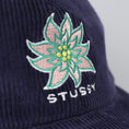 Load image into Gallery viewer, Stussy Laguna Flower Low Pro Cap Navy