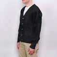 Load image into Gallery viewer, Stussy Shaggy Cardigan Black