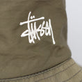 Load image into Gallery viewer, Stussy Reversible Bucket Hat Green
