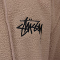 Load image into Gallery viewer, Stussy Bronson Polar Fleece Hood Taupe