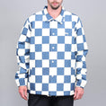 Load image into Gallery viewer, Stussy Checker Coach Jacket Slate