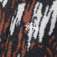 Load image into Gallery viewer, Stussy Tree Bark Fleece Jacket Brown